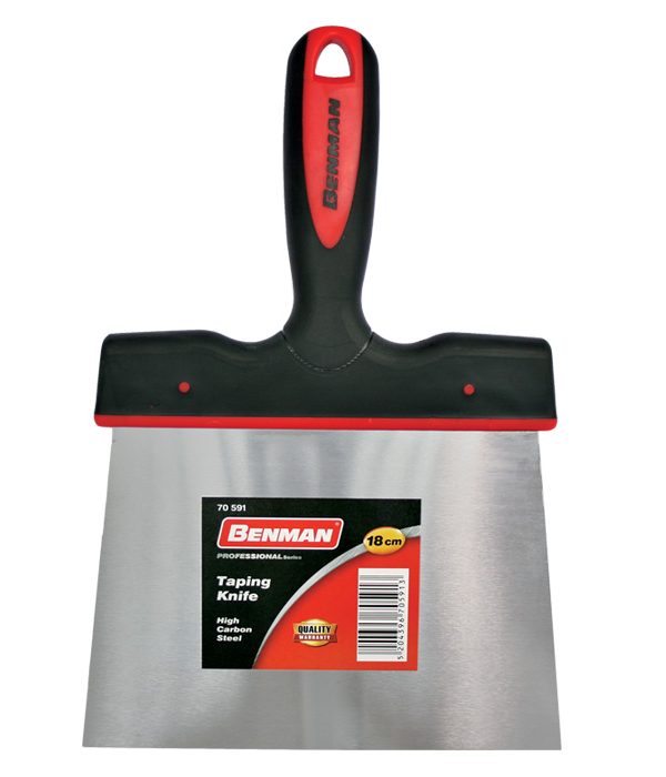 Σπάτουλα Φαρδιά Benman Πλαστική Λαβή Μακριά Λάμα 220mm 70593-0