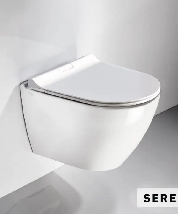 Λεκάνη Κρεμαστή Rimless Soft Close 9001SC, Serel White