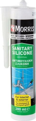 Αντιμουχλική Λευκή Σιλικόνη Morris Γενικής Χρήσης 15600 - Image 2