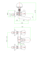 Fiore Μπαταρία Λουτρού Classic Line 24CRF210-5190