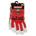 Γάντια Εργασίας Δέρμα & Πανί Benman 9'' L-768