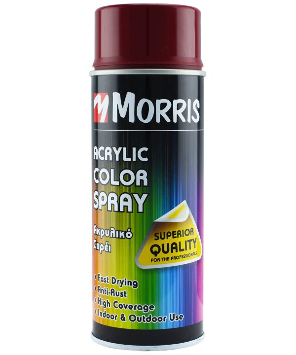 Morris Spray/Σπρέι Βαφής Ακρυλικό Purple Red Gloss RAL3004 400ml 28509-0