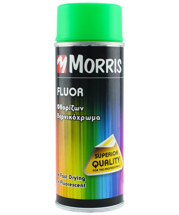Morris Spray/Σπρέι Βαφής Ακρυλικό Πράσινο Φθορίζον 400ml 28535-0