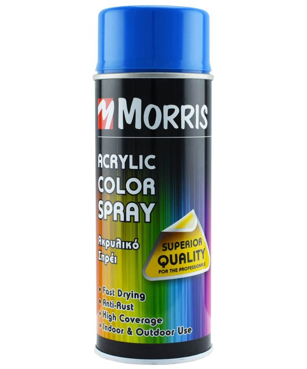 Morris Spray/Σπρέι Βαφής Ακρυλικό Sky Blue Gloss RAL5015 400ml 28621-0