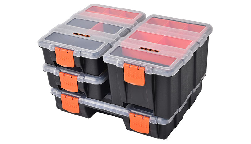 TACTIX Ταμπακιέρες Πλαστικές 4 σε 1 με Αποσπώμενα Ράφια (320020)-0