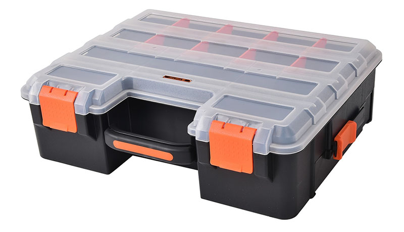 TACTIX Ταμπακιέρα Πλαστική με 2 Συρτάρια και Αποσπώμενες Θήκες (320043)-0