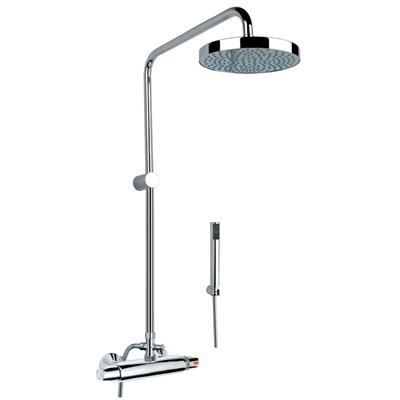 Fiore Termoty Θερμοστατική Μπαταρία Ντουζιέρα Πλήρης Ύψος 1.25m 36CR0907-0