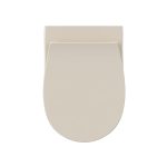 BIANCO Lenta Λεκάνη Κρεμαστή Ivory Matt Με Κάλυμμα Βακελίτη Αποσπώμενο Soft Close 381600C-311-16890