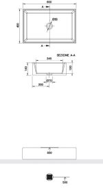 SCARABEO Teorema 60 Νιπτήρας Pearl 60x40cm 5101-301-16853