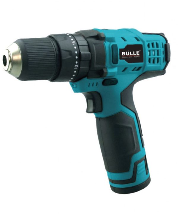 BULLE - Κρουστικό Δραπανοκατσάβιδο Λιθίου 2 ταχυτήτων 10,8 Volt Με Εξαρτήματα Και 2 Μπαταριες 1.5Ah (63432)-0