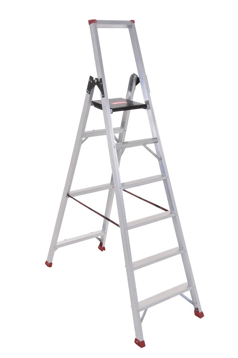 Σκάλα Αλουμινίου Steady 5+1-0