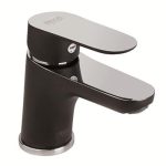 Fiore Kevon Chic Μπαταρία Νιπτήρος Μαύρο/Χρωμέ 81ΒX8120-0