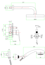 Fiore Kevon Μπαταρία Ντουζιέρας 81CR6519-5254