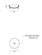 GSI Sand Νιπτήρας Creta Φ40cm 9039-520-16819