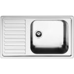 Apell Anniversario Ένθετος Αθόρυβος Νεροχύτης Με 1 Γούρνα Από Ανοξείδωτο Χάλυβα (86x50)cm Λείος 8110-110-18229