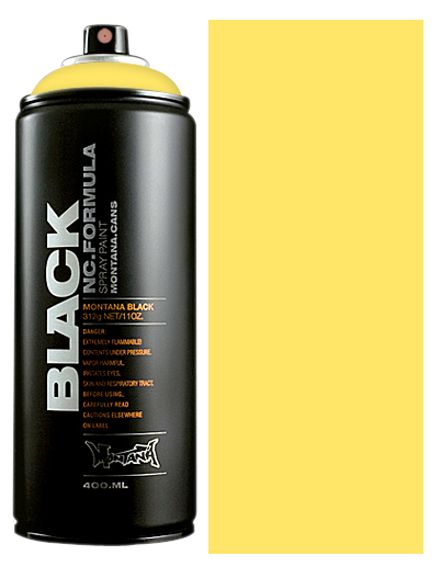 Montana Black Artist Spray Paint Easter Yellow 400ml-0