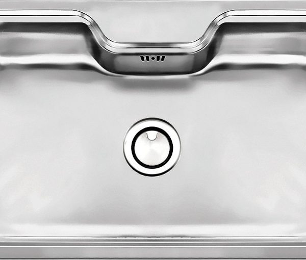 Apell Ένθετος Αθόρυβος Ανοξείδωτος Νεροχύτης (86x51)cm Λείος CR860-110-0