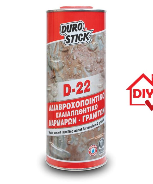 Durostick D-22 Αδιαβροχοποιητικό, Ελαιοαπωθητικό Μαρμάρων & Γρανιτών 1lt-0
