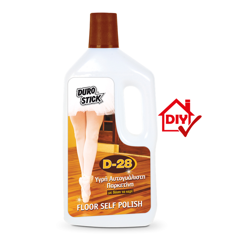 Durostick D-28 Αυτογυάλιστη Παρκετίνη Ξύλινων Δαπέδων 1Lt-0