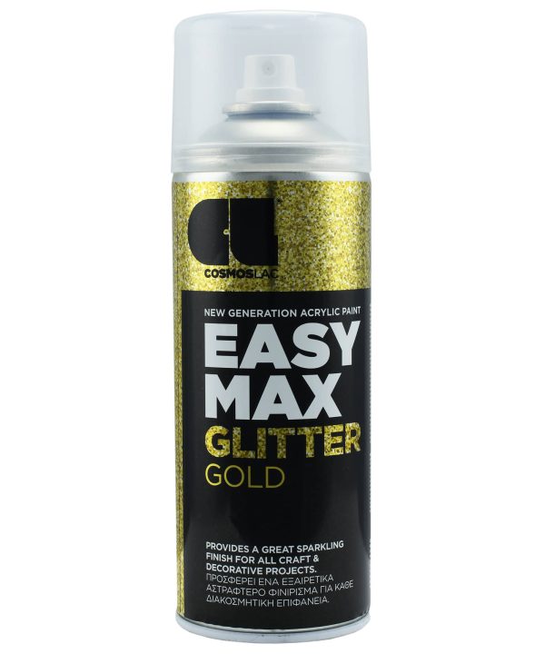 Spray Easy Max 400ml Glitter Gold-0