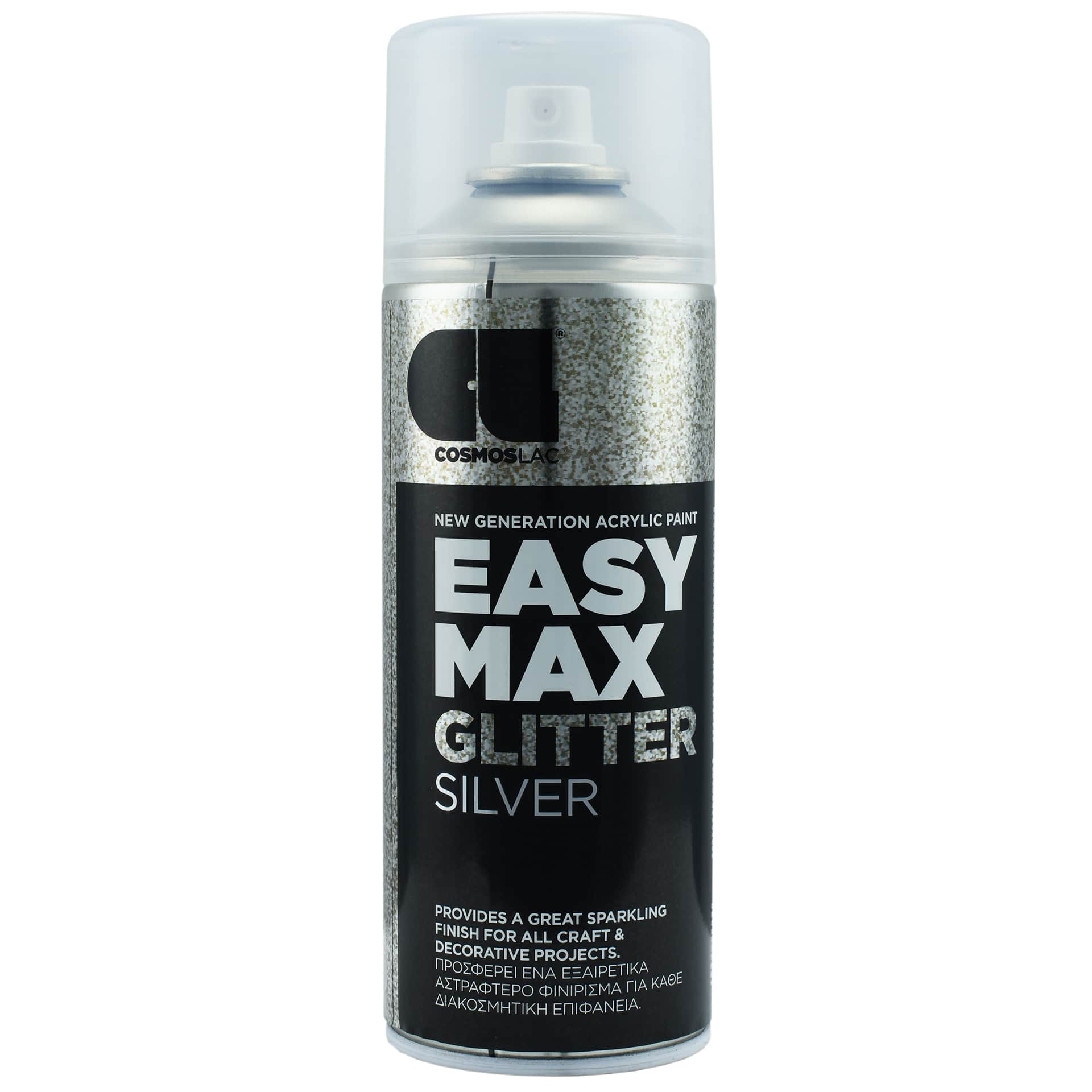 Spray Easy Max 400ml Glitter Silver-0