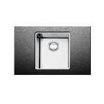 Apell Linear Plus Υποκαθήμενος Αθόρυβος Ανοξείδωτος Νεροχύτης (37,6x43,6)cm Λείος FEM34-110-0