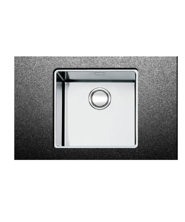 Apell Linear Plus Υποκαθήμενος Αθόρυβος Ανοξείδωτος Νεροχύτης (53,8x43,8)cm Λείος FEM50-110-0