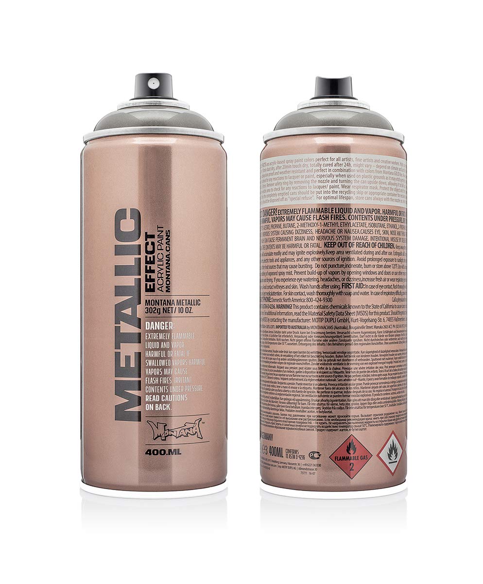 Montana Gold Grafite Metallic Effect Spray Paint 400 ml-0
