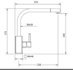 La Torre Java Μπαταρία Κουζίνας Χρώμιο Με Περιστρεφόμενο Ρουξούνι 28881-100-18697