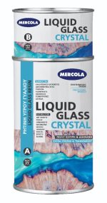Mercola Liquid Glass Crystal UV Resistance - Ρητίνη Υγρού Γυαλιού Δύο Συστατικών Πολύ Ισχυρή Υπερ-Διάφανη 320gr-0