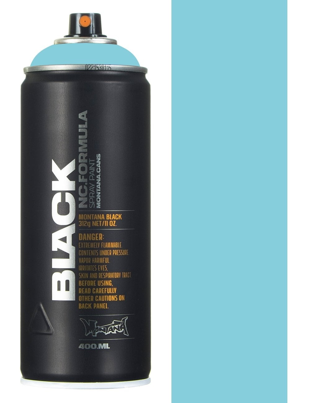 Montana Black Artist Spray Paint True Cyan 400ml-0