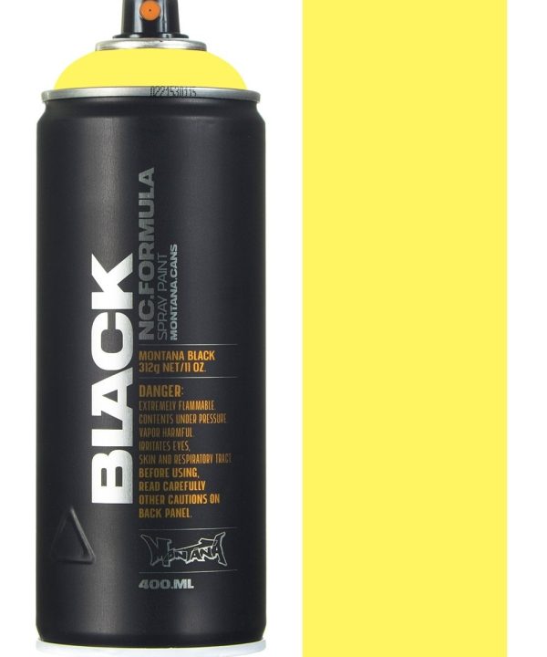 Montana Black Artist Spray Paint 50% True Yellow 400ml-0