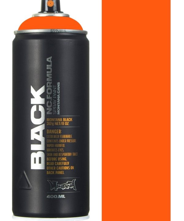 Montana Black Artist Spray Paint Power Orange 400ml-0
