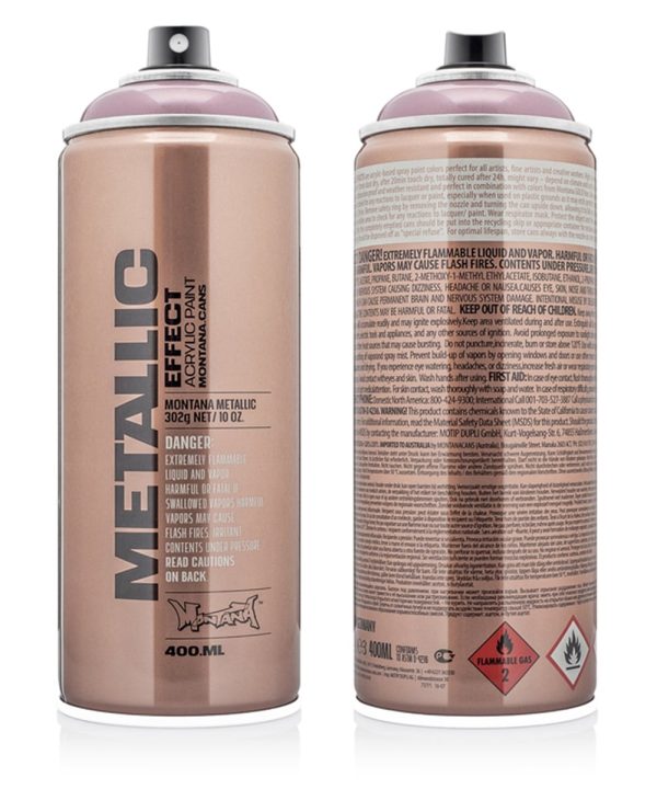 Montana Gold Rose Metallic Effect Spray Paint 400 ml-0