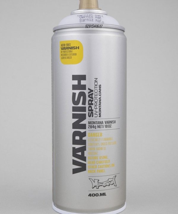 Montana Gold Matt Varnish Spray Paint 400 ml-0