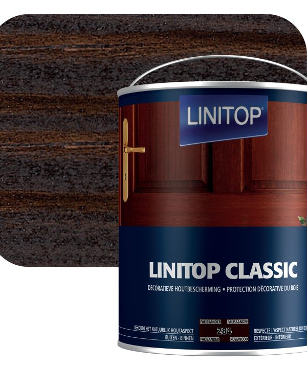 Linitop Διακοσμητικό Προστατευτικό Βερνίκι Εμποτισμού Για Ξύλο 1lt Παλίσανδρος Σατινέ-0