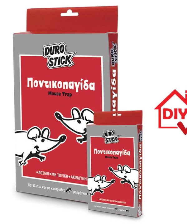 Durostick Ποντικοπαγίδα Μικρή (16,5x9)-0