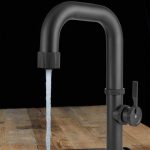 Armando Vicario Raw Μπαταρία Κουζίνας Black Matt Με Περιστρεφόμενο Ρουξούνι 400686-400-18692