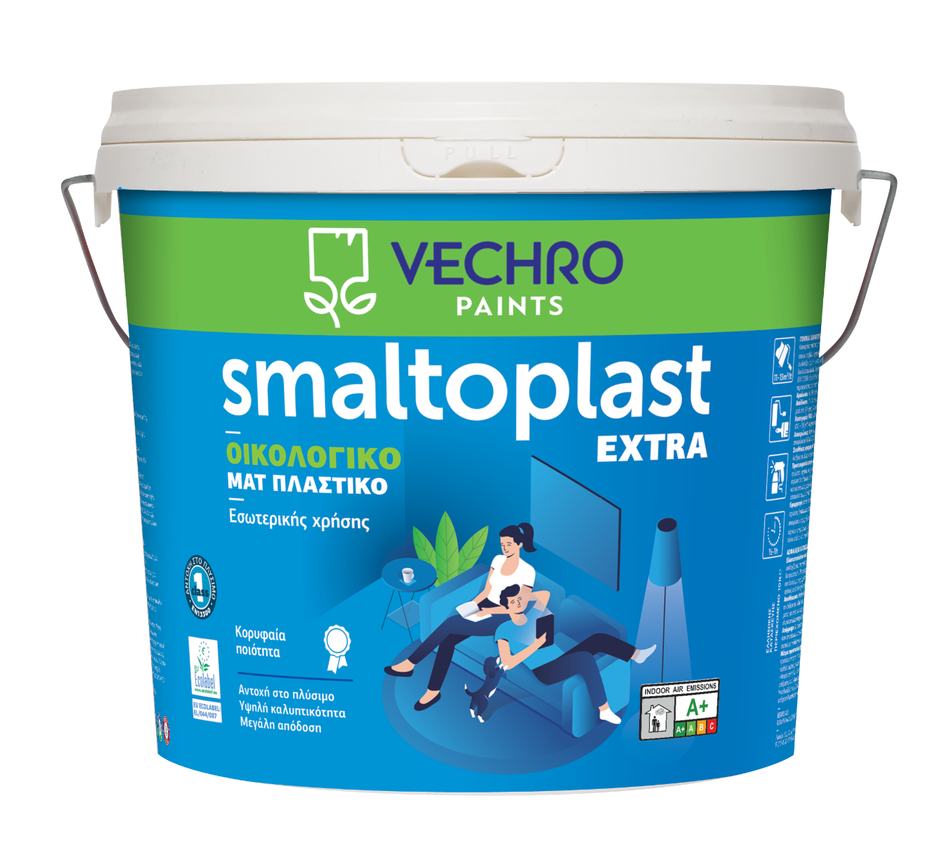 Smaltoplast Extra Eco Οικολογικό Πλαστικό Ματ 750ml-0