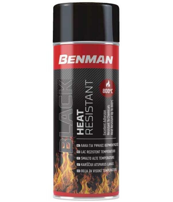 Morris Spray/Σπρέι Υψηλής Θερμοκρασίας 800c Μαύρο 400ml 28547