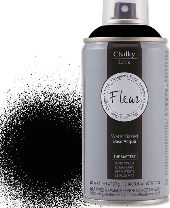Σπρέι κιμωλίας 300ml Fleur Chalky Look Spray F77 Black 63883-0