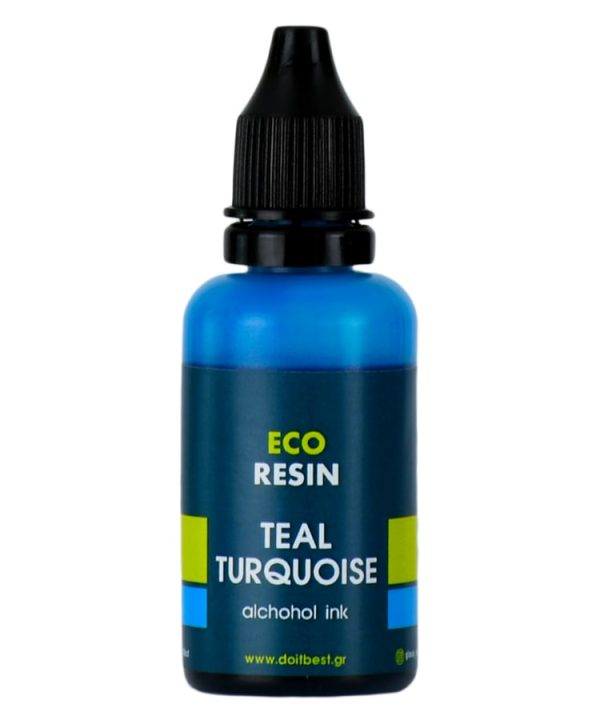 Eco Resin Intense Teal Χρωστική Για Υγρό Γυαλί Οινοπνεύματος 20ml-0