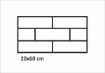 TepoStone Εύκαμπτη Πέτρα Wood No1 (20x60)-30837