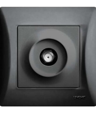 Πρίζα SAT Lineme Μαύρο 50-00117-2-0