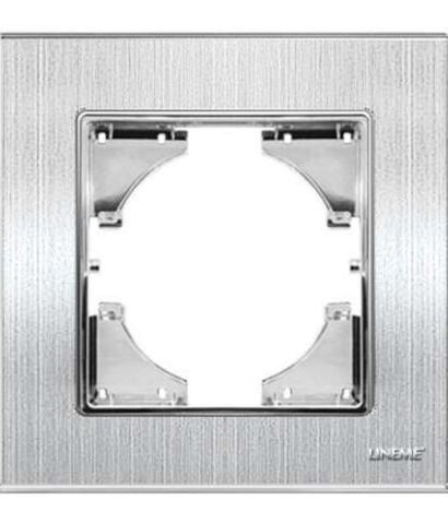 Πλαίσιο Μονό Lineme Ασημί Μεταλλικό 50-00121-18-0