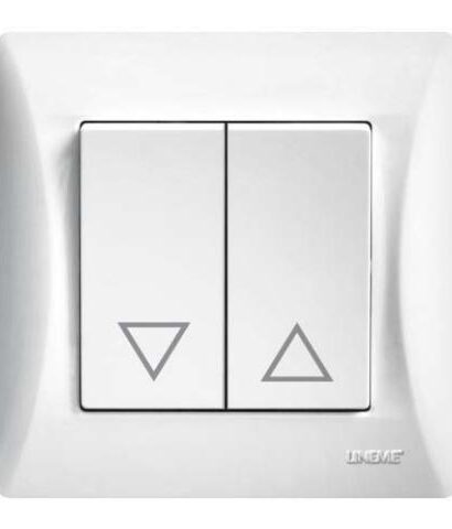 Διακόπτης Ρολών Lineme Λευκό 50-00109-1-0