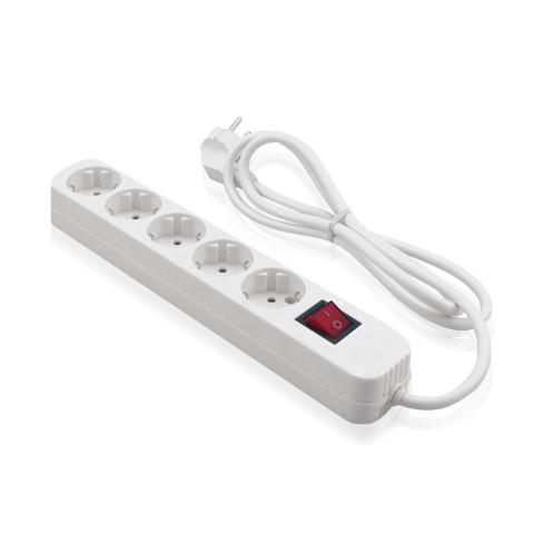 Πολύπριζο 5 Θέσεων Με Διακόπτη 3Χ1 1.5Μ 80-00112-0