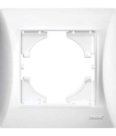 Πλαίσιο Μονό Lineme Λευκό 50-00121-1-0