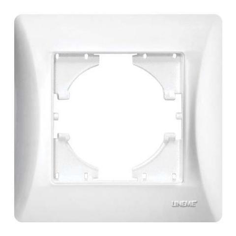 Πλαίσιο Μονό Lineme Λευκό 50-00121-1-0