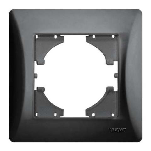 Πλαίσιο Μονό Lineme Μαύρο 50-00121-2-0